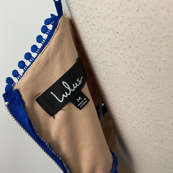 lulus beauty and lace crochet mini dress - Picture 4 of 5